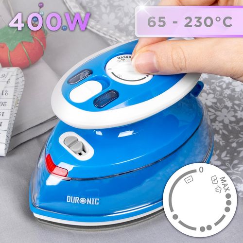 Si3 Be Mini Fer à Repasser à Vapeur De Voyage 400w Léger Compact 495g Craft Patchwork