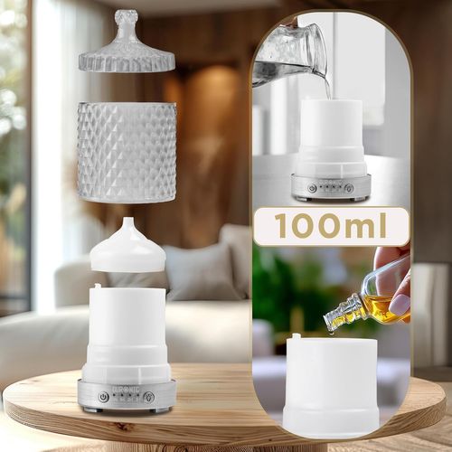 Ad33 Diffuseur D'arômes Brumisateur D'huiles Essentielles Purificateur D'air Aromathérapie