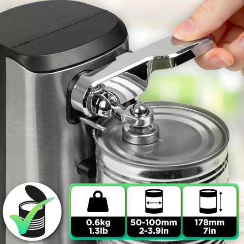 Co60 Ouvre-boîte électrique 50w Ouvre Boites Automatique Aiguiseur De Couteaux Décapsuleur