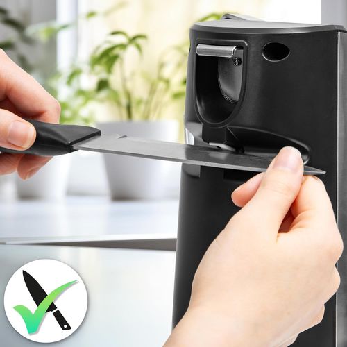 Co60 Ouvre-boîte électrique 50w Ouvre Boites Automatique Aiguiseur De Couteaux Décapsuleur