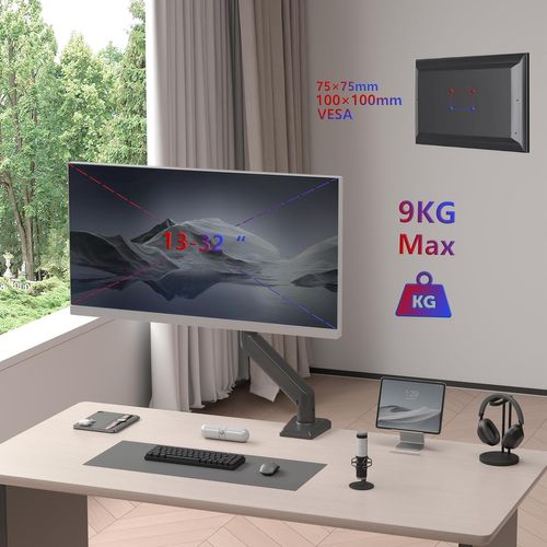 Dm6a1 Bras Pour Ecran D'ordinateur Support Pour Moniteur De 13 à 32 Pouces Vesa 75 100
