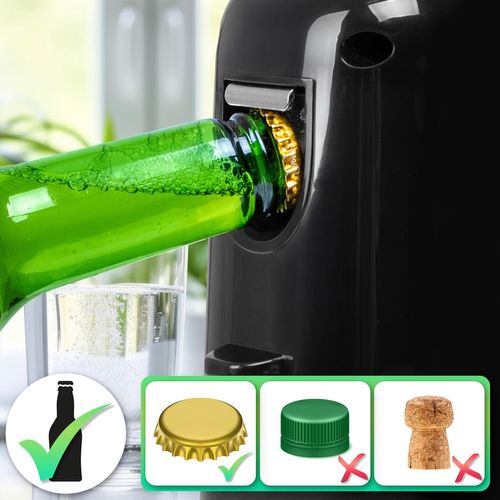 Co40 Bk Ouvre-boîte électrique 50w Ouvre Boites Automatique Aiguiseur De Couteaux Décapsuleur