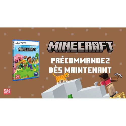 Minecraft Ps5 Édition Standard + 3 500 Minecoins (boîte)