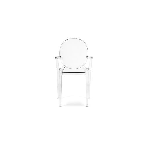 X4 Fauteuil Louis King Design Transparent Vert Transparent