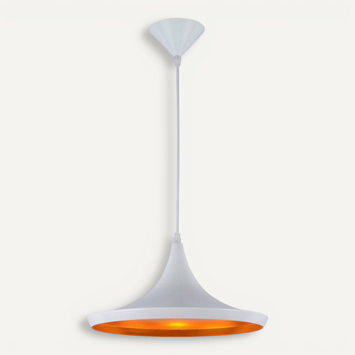 Lampe Suspension Wide Shade - Aluminium Blanc