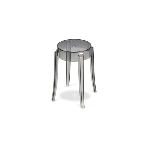 Tabouret Victoire - 47cm - Design Transparent Jaune