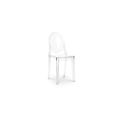 Lot De 2 Chaises De Salle à Manger Transparentes - Victoire  Transparent