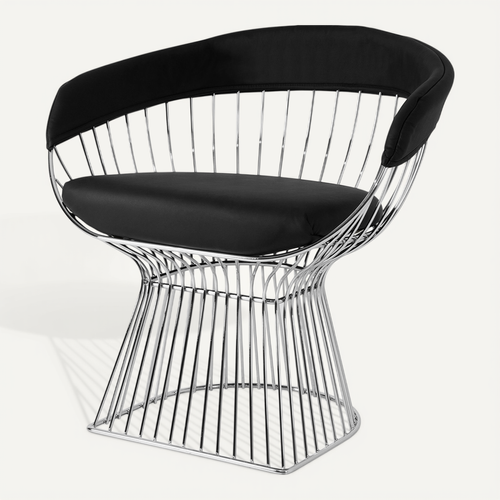 Chaise Cylinder - Cuir Premium Noir