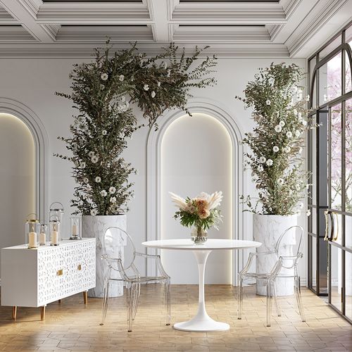 Table À Manger Ronde 110 Cm Avec Plateau En Mdf Et Base En Métal – Design Moderne Et élégant - Blanc