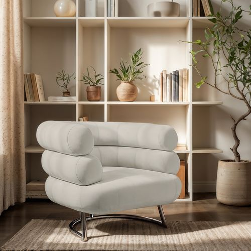 Fauteuil Design - Revêtement En Simili - Biven Aigue-marine