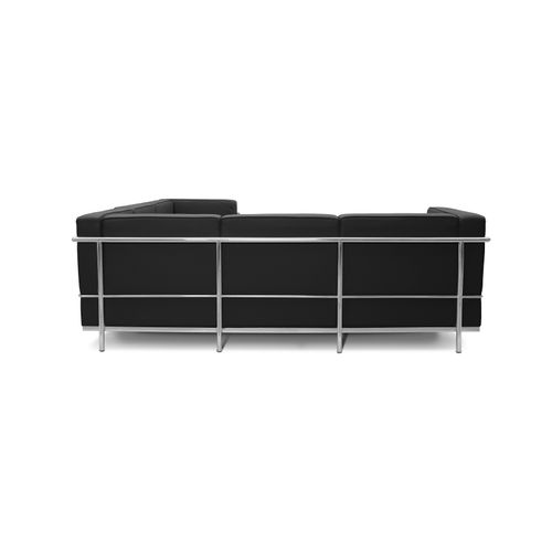 Canapé D'angle Squar (5 Places)- Cuir Premium Rouge