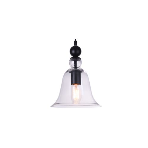 Lampe Pendante Avec Coupe De Cristal Edison – Acier Transparent