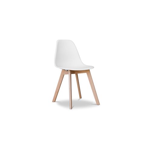 Chaise À Manger Design Scandinave Brielle Rouge