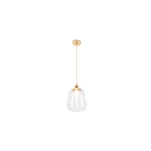 Lampe Suspendue Alessia - Verre Et Métal Bleu