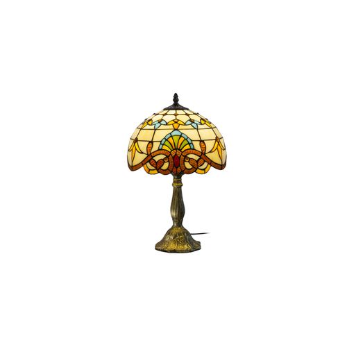 Lampe De Table Tiffany - Verre Multicolore