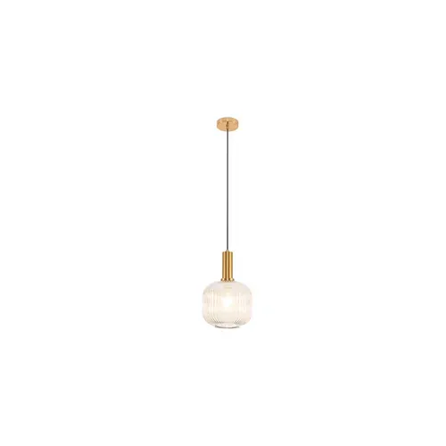 Lampe De Plafond Design Moderne, Verre Et Métal - Genoveva Vert