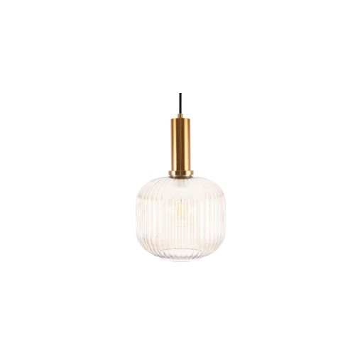 Lampe De Plafond Design Moderne, Verre Et Métal - Genoveva Vert