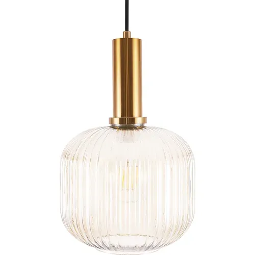 Lampe De Plafond Design Moderne, Verre Et Métal - Genoveva Vert