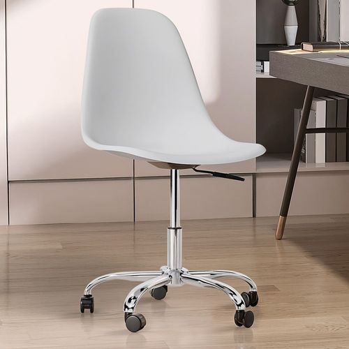Chaise De Bureau Pivotante à Roulettes - Brielle Orange