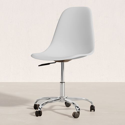 Chaise De Bureau Pivotante à Roulettes - Brielle Orange