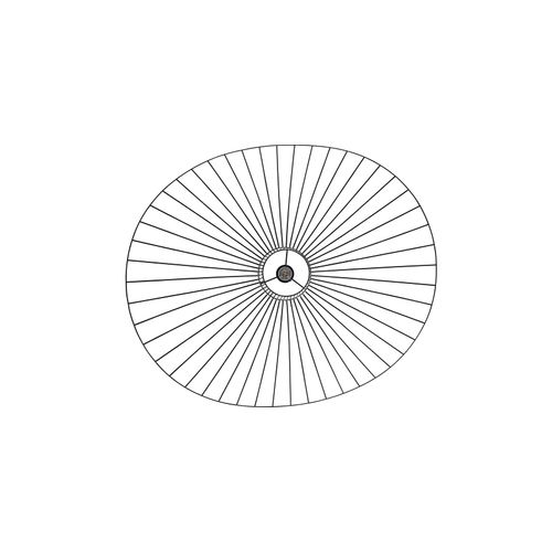 Lampe À Suspension Vertice - Métal - 140cm Noir