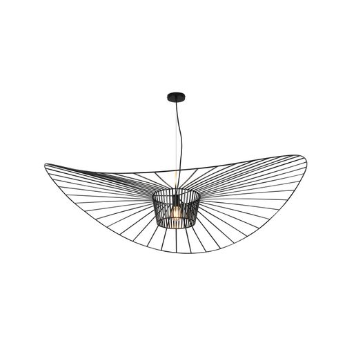 Lampe À Suspension Vertice - Métal - 140cm Noir
