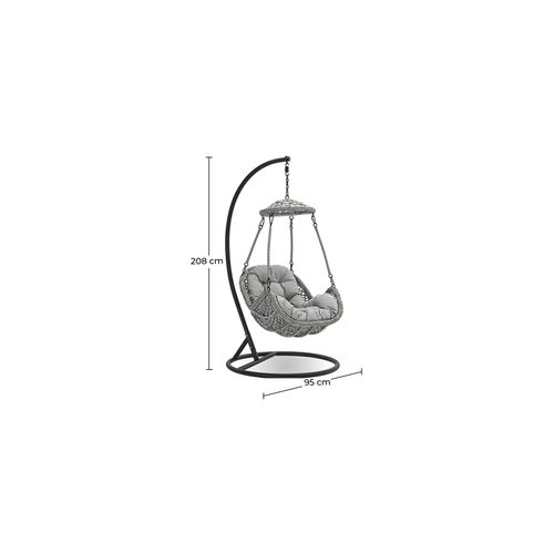 Chaise Suspendue De Jardin - Delia Gris