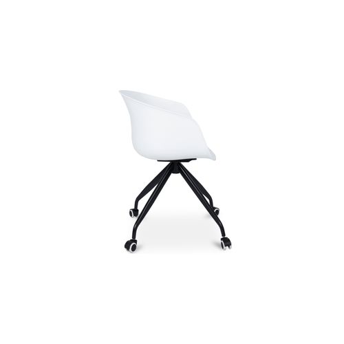 Chaise De Bureau Pivotante Avec Roulettes – Marie Rouge