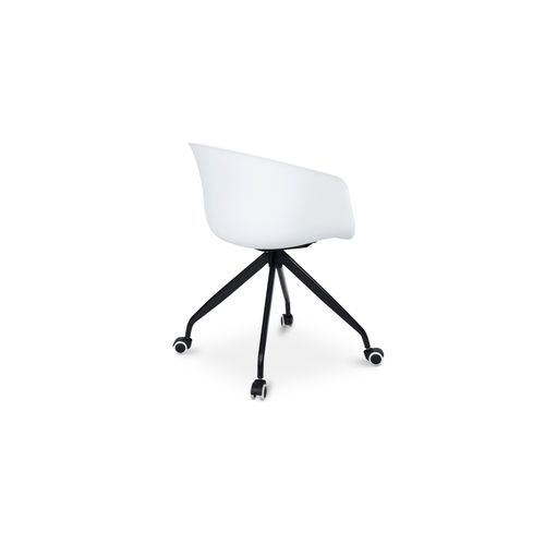 Chaise De Bureau Pivotante Avec Roulettes – Marie Rouge