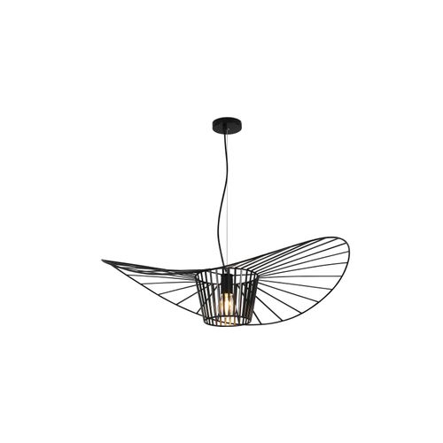 Lampe à Suspension Vertice - Métal - 80cm Noir