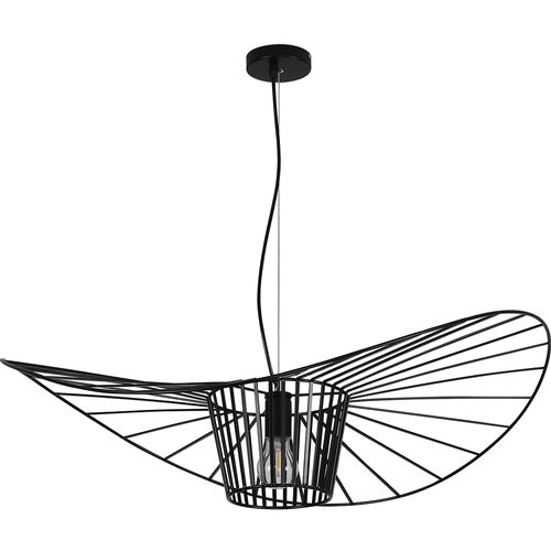 Lampe à Suspension Vertice - Métal - 80cm Noir