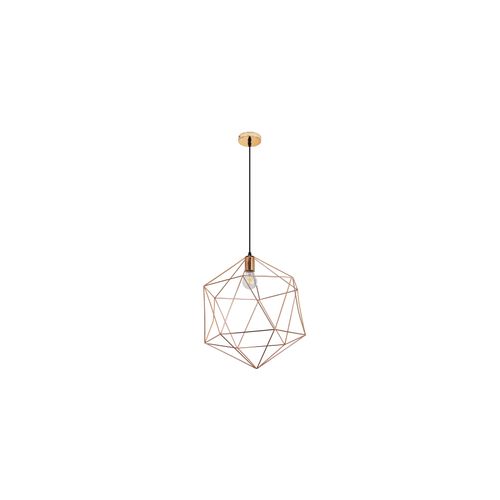Lampe Suspendue En Fil De Fer De Conception Rétro Doré