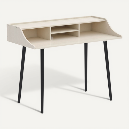 Bureau En Bois Design Scandinave - Eldrid Bois Naturel