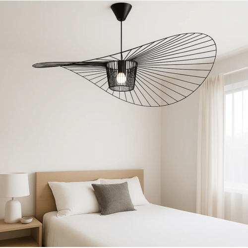 Lampe à Suspension Vertice - Métal - 100cm Rose Doré