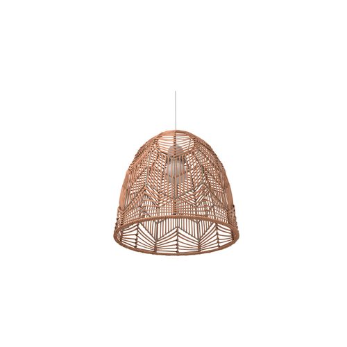 Lampe Suspendue Style Boho Bali En Rotin Naturel - Tuan Bois Naturel Clair