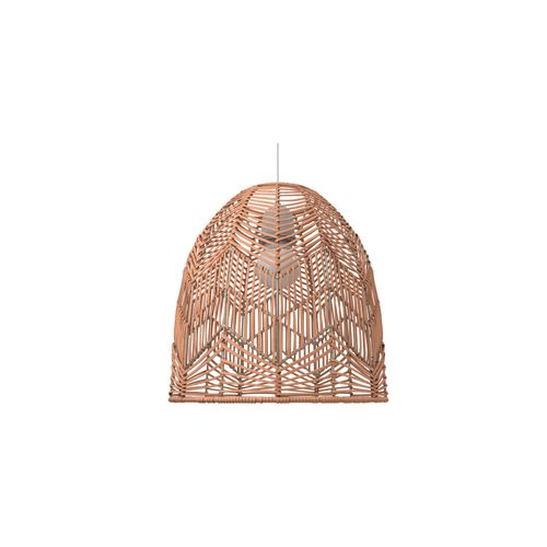 Lampe Suspendue Style Boho Bali En Rotin Naturel - Tuan Bois Naturel Clair