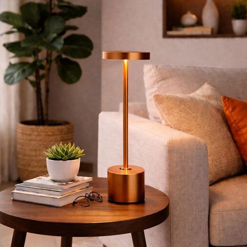Lampe De Table Moderne Rechargeable USB LED – Lumière Réglable – Yureh Noir
