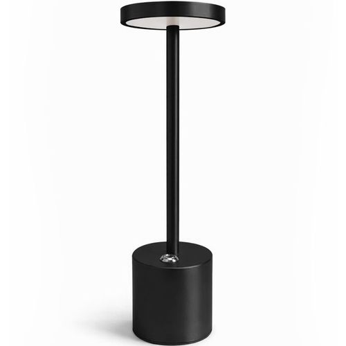 Lampe De Table Moderne Rechargeable USB LED – Lumière Réglable – Yureh Noir