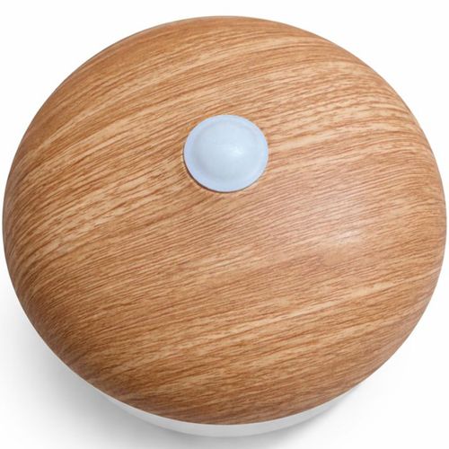 Lampe De Table USB Rechargeable LED Avec Capteur Tactile – Lumière Chaude – Gland Bois Naturel