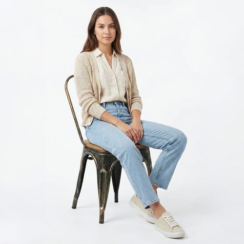 Chaise Salle à Manger Bistrot Metalix Design Industriel En Métal Et Bois Clair  - Nouvelle Edition