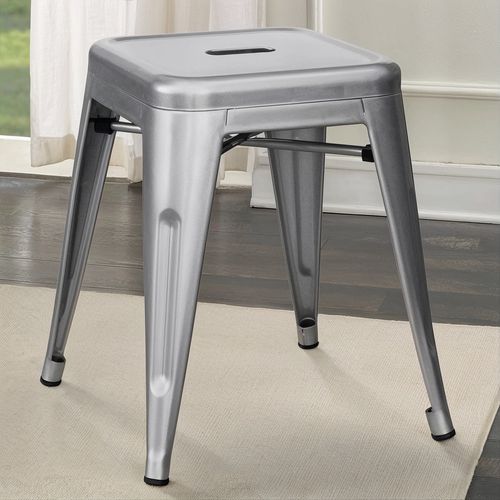 Tabouret Design Industriel - 45cm - Nouvelle Edition - Metalix Vert Pâle