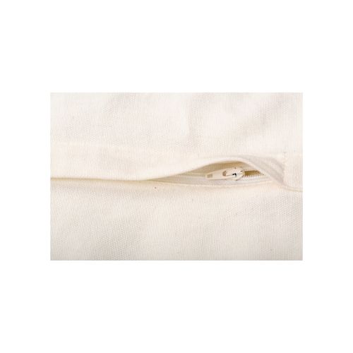 Coussin Carré Design Boho Bali, En Viscose Housse + Remplissage - Atena Crème