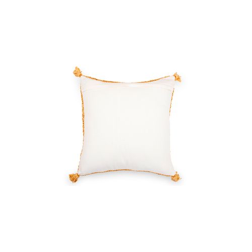 Coussin Carré Design Boho Bali, En Raphia Housse + Remplissage - Carol  Crème