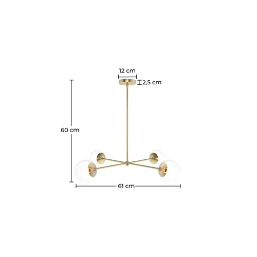 Lampe De Plafond Globe, Design Moderne - Suy Doré