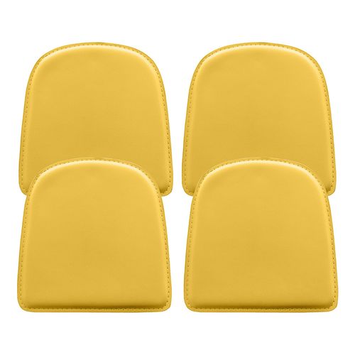 X4 Coussin Avec Aimant Pour Chaise Bistrot Metalix Jaune