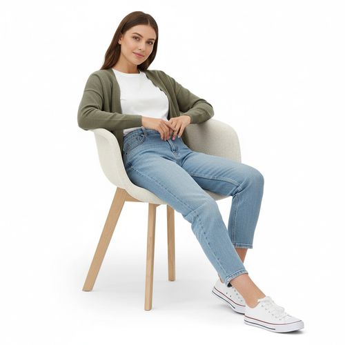 Chaise De Salle À Manger En Bouclette Fausse Fourrure Tapissée - Boucles Blanches - Amir Blanc