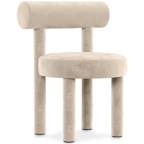 Chaise De Salle À Manger - Tapissée En Velours - Reece Olive