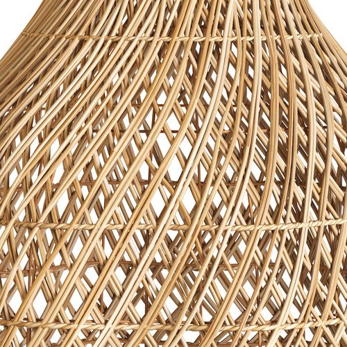 Lampe Suspendue En Rotin Style Boho - Amra Naturel