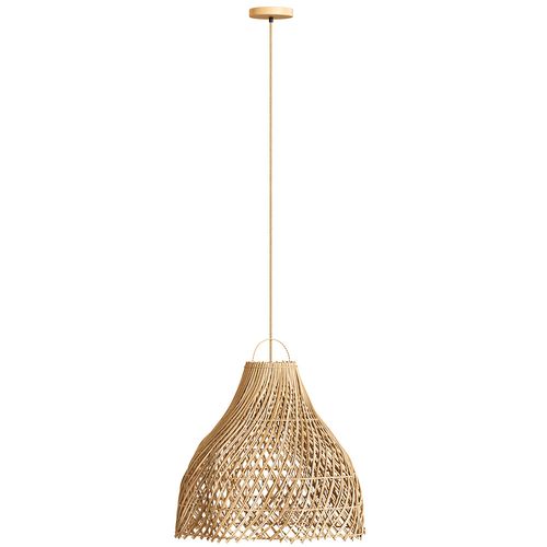 Lampe Suspendue En Rotin Style Boho - Amra Naturel