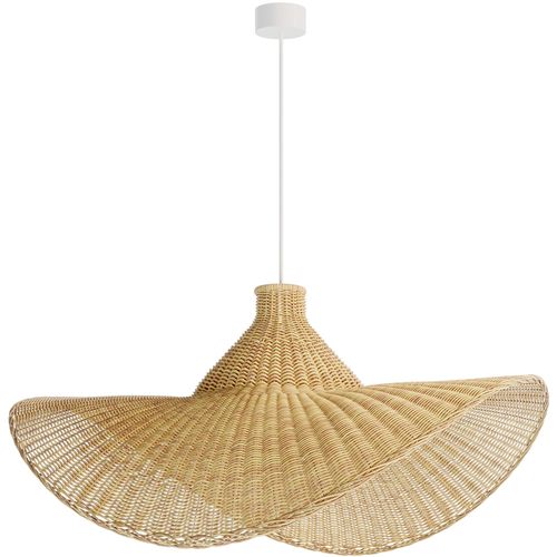 Lampe De Plafond En Rotin - Style Boho Bali - Greya Naturel